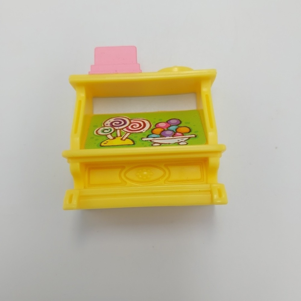 Fisher‎ Price Sweet Streets Dollhouse Yellow Candy Counter Register For Shop